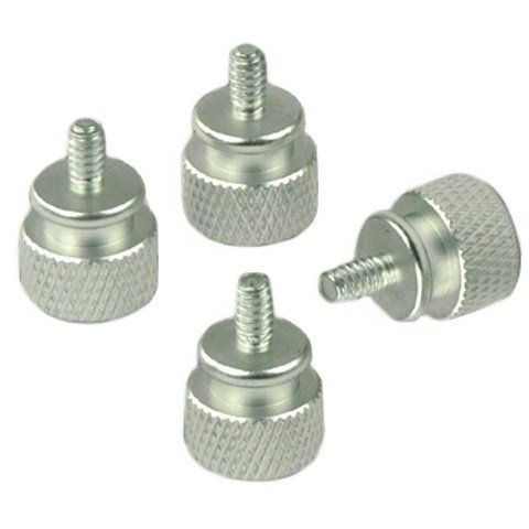 Sharkoon Thumbscrews, Rändelschrauben, silber, 4er Set