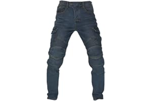 ORANDESIGNE Pantalon de Moto Homme Jeans de Moto Pantalon D'armure de Motard Pantalon de Protection pour Racing Vélo avec Tapis de Protection
