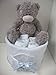 Baby Boy deep fill 1 Tier luxury Me-to-You Tiny Tatty Teddy Bear Nappy Cake Hamper #Baby Shower #Baby Gift