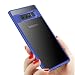 Produktbild Samsung Galaxy Note 8 Hülle,Samione Schutzhülle Note 8 Kratzfeste PC Rückschale für Galaxy Note 8 TPU Bumper Case Cover Silikon Durchsichtig Case Handyhülle Tasche für Samsung Galaxy Note8- Blau
