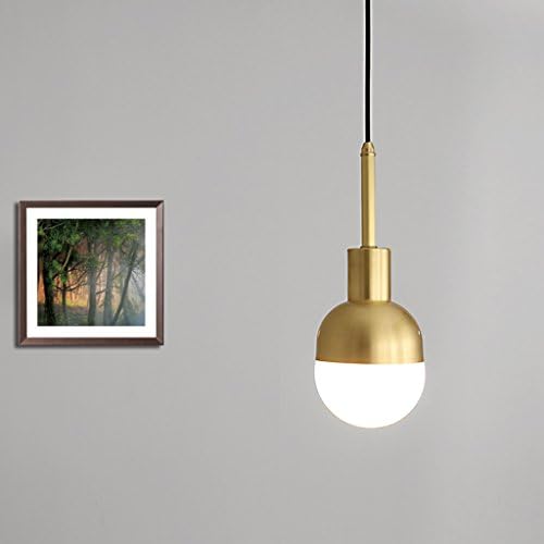 STAGE LIGHTING Pendant Lamp Brass Single Head Simple Chandelier Bedroom Restaurant Bar Corridor Lamp Lighting fixtures