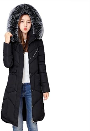 BESTOPPEN Womens Down Jacket Black,Women Ladies Winter Hoodies Overcoat Faux Fur Parka Casual Luxury Long Coat Jacket Slim Fit Thicken Warm Down Lammy Jacket Plus Size For Women (2XL, Black)