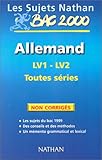 Image de Bac allemand, terminale ES, non corrigés, 1999-2000
