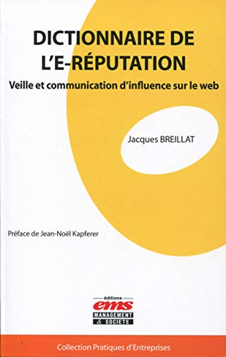 Télécharger Dictionnaire de l'e-réputation : Veille et communication d'influence sur le web PDF Ebook En Ligne