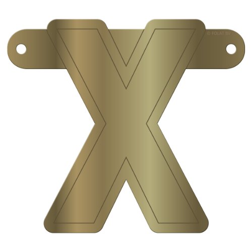 Erstelle deine eigene Girlande in Silber und Gold! // MEGA BANNER LETTER BOX für eine individuelle Buchstaben Girlande mit 90 silbernen/goldenen Buchstaben, Zahlen und Zeichen + 25 Verbinder und Schnur // Wimpelkette Geburtstag Jubiläum Party Silberhochzeit Gold Hochzeit 25 50 Feier Fete Happy Birthday - 9