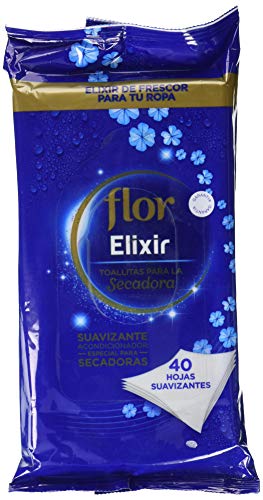 Flor - Suavizante acondicionador especial para secadoras - 40 hojas