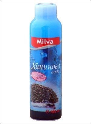 Quinine Water Hair Stimulant - Promotes Growth & Strength (No-Rinse) - 200ml by Milva Bulgaria