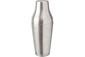 COCKTAIL7 Cocktail-Shaker, Parisien, French, Cocktail-Shaker, Continental, 50 cl, gebürsteter Edelstahl, Barzubehör, SHA-PARIS-03