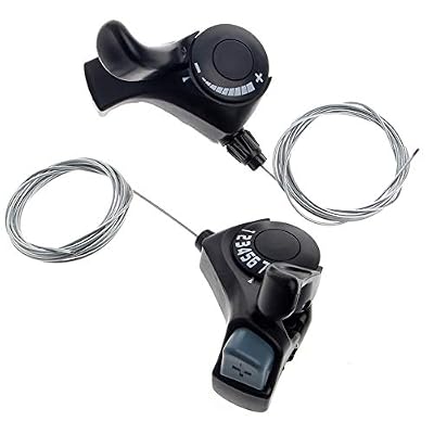 LYCOS3 1 Paire de dérailleur de vélo SL-TX30-7R Déclencheur 7 Vitesses 21 Vitesses Twist Gear Shifter Avant et arrière pour VTT Cyclisme