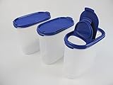 tupper eidgenossen set lila Original Tupperware TUPPERWARE Eidgenossen 1,7 L blau mit Schütte (3) Trockenvorrat Dose Modular