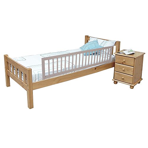 Safetots Extra Wide Wooden Bed Rail Grey