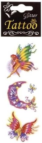 "Fairy Glitter Tattoos, Pack of 6"