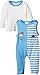 Twins Baby Boys Long Sleeve Dungarees, Blue (Little Boy Blue ), 2-4 Months (Manufacturer size: 62)