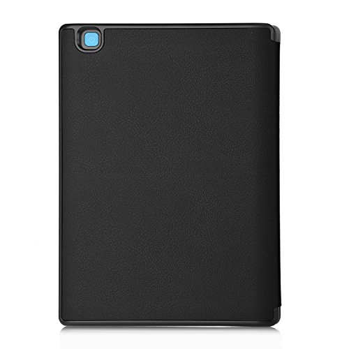 Kobo Aura One Hülle, IVSO Ultra Schlank Superleicht Ständer Slim Leder zubehör Schutzhülle für Kobo Aura One perfekt geeignet, Schwarz - 6