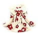Arrowhunt Baby Girls Floral Long Sleeve Cotton Padded Warm Coat Red