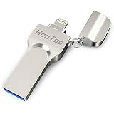 iPhone iPad Flash Drive 128GB USB 3.0 Memory Stick with Extended Lightning Connector for iPod iOS Windows PC Mac, HooToo External Storage Memory Expansion
