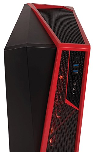 ADMI SP-10 GAMING PC: AMD FX-8300 8 Core 4.2GHz CPU, GTX 1050 Ti 4GB Graphics Card, 8GB 1600MHz RAM, 1TB Hybrid SSHD, WiFi included, Windows 10 (Black/Red SPEC-ALPHA)