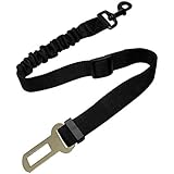Hunde-Sicherheits-Gurt fürs Auto,Hunde-Sicherheitsgurt,Hunde Sicherheitsgurt Hundegurt aus Nylon mit elastischer Ruckdämpfung,passend für alle Hunderassen,53 bis 90 cm Einstellbar