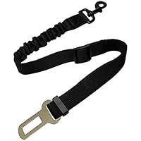 Hunde Sicherheits Gurt fürs Auto,Hunde Sicherheitsgurt Hunde Sicherheitsgeschirr Hundegurt aus Nylon mit elastischer Ruckdämpfung,passend für alle Hunderassen,53 bis 90 cm Einstellbar