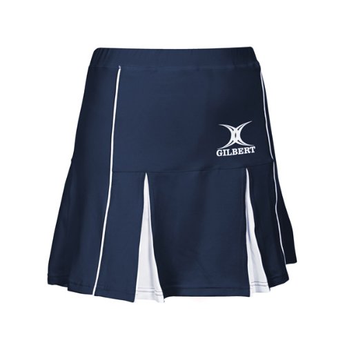 GILBERT Ladies Elite Netball Skort, Navy, S