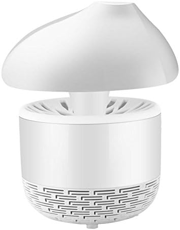 WXHNFHL Mosquito Traps Electronic Mosquito killer Suction Type Mosquito Lamp Indoor 365nm Violet Wave Photocatalyst Two-dimensional Bionic 360° Trapping Physical Anti-mosquito Radiation-free Washable 17*20cm , White