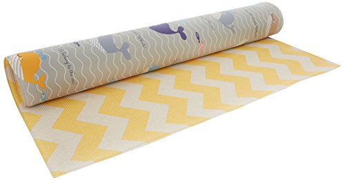 Parklon greensoft playmat Little Whale Plus Yellow Zigzag (2100 x 1400 x 15 cm, Large)