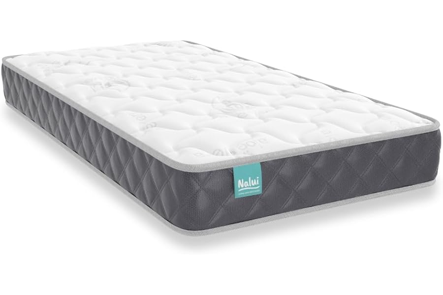 Nalui - Colchón Cuna 120 x 60 cm Baby Dreams Núcleo HR Adapt Foam, Lateral 3D Transpirable y Tejido Aloe Vera Hipoalergénico 