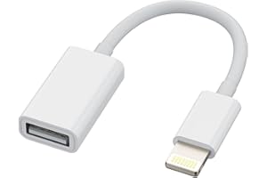 ZOYUZAN Adattatore da Lightning a USB Cavo OTG per Apple iPhone 14 13 12 11 Pro Max 7 8 Plus X SE XS XR Per iPad Air Chiavetta Scaricare Foto Mouse Lettore Schede Accessori Card Reader Jack Sdoppiatore