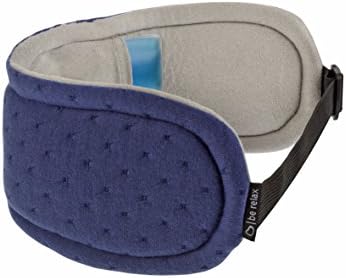 Be Relax Unisex Sleep Mask, Iris Blue (Blue) - 1001300046
