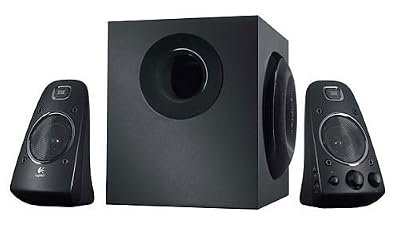 Logitech Z623 2.1canaux 200W Noir set d'enceintes - Sets d'enceintes (2.1 canaux, 200 W, Universel, Noir, 400 W, 70 W)