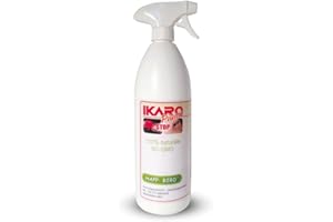 GENERICO Spray Antiacaro e Antizanzara Ikaro Piume Happy Bird, 100% Naturale, No OGM, 1 Litro