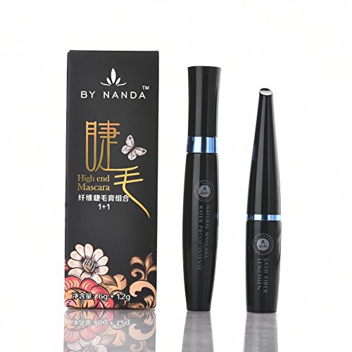 Kasit Wasserdichte Wimperntusche Wasserbeständige Starke Wimpern – 2Pc (6 + 1,2g) - 5