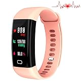 Fitness Tracker Smart Watch, 4 Sports Modus, Herzfrequenz Monitor IP67...