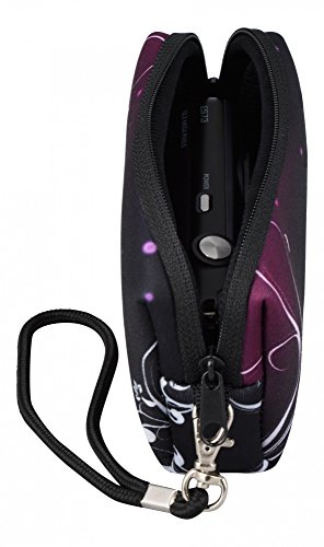 MySleeveDesign Etui Cam  ra digital Sac portable Housse - pour Canon Fuji Sony Panasonic Samsung Nikon Pentax Lumix Olympus   tous les autres appareils photo num  riques compacts - Butterfly Light