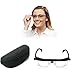 Produktbild Reading Glasses Eye Glasses Brillenbrille -6D Bis + 3D Magnifying -6D To + 3D Variable Myopia Magnifying Reading Glasses (Black)