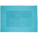 BARCELÓ HOGAR ALFOMBRAS ALGODÓN BAÑO – Alfombras Baño “Diamante” 50x70 cm Azul TURQUESA
