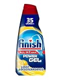 Finish Gel para el lavavajillas con su rápida disolución aporta la limpieza y el brillo que necesitas