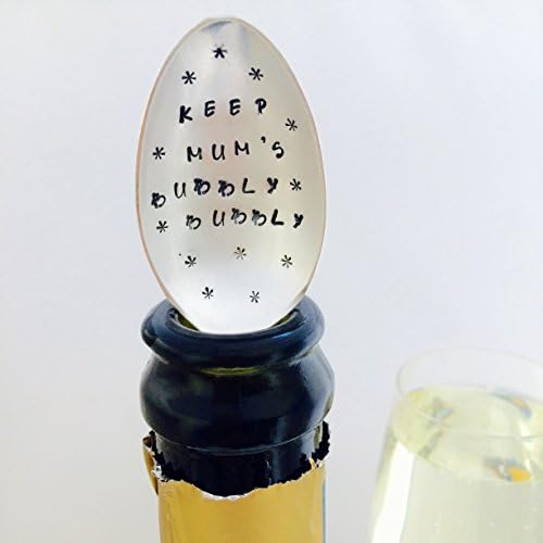 Personalised Handstamped Champagne, Prosecco Spoon