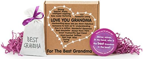 Gifts For Grandma From Grandchildren – Mothers Day Gifts For Grandma - Christmas Presents For Grandma – Granny Gifts For Birthday – Gifts For Nan – Gifts for Nana – Thank You Grandma Gifts