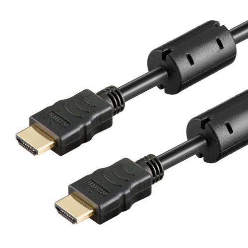 Rydges HDMI Kabel HDMI 2.0 / 1.4a incl. Ferritkern (spezieller Entstörfilter) für Raspberry Pi 2 Model B kompatibel mit Ethernet (Neuster Standard) ARC 3D Full HD (1080p/1440p) (1,5 Meter länge)