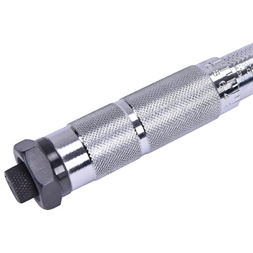 Costway Automatischer Drehmomentschlüssel Set 1/2 Zoll 28-210NM mit 125mm Verlängerung und Steckschlüsseln 17/19, 21mm - 8