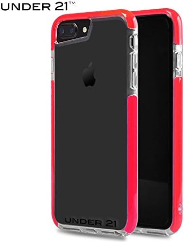 iPhone 8 Plus Cover, 7 / 6s / 6 Hybrid Bumper (£15 OFF) [Transparent] Clear Cover [Impact Resistant] Shockproof [Anti Scratch] Case [Shock Absorbing] Protective [Anti Drop] 2017 [Cross Generation] (iPhone 7 Plus/6s Plus/6 Plus, Red)
