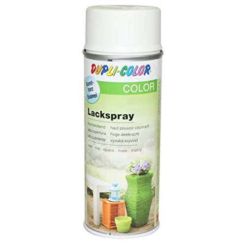 Dupli-Color 467004 Lackspray reinweiß matt 400 ml