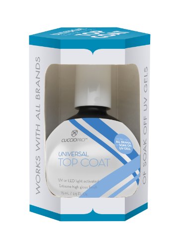 Cuccio Pro Universal Soak Off Extreme High Gloss Top Coat Gel 75 ml