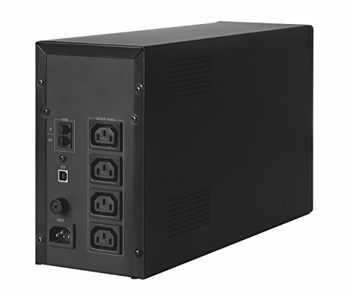 Trust Axxon 1300 VA Unterbrechungsfeie Stromversorgung mit LCD-Display schwarz - 2