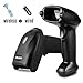 Produktbild WELQUIC Laser Barcode Scanner Handheld Lesegerät,Wireless oder USB(2.4GHz 300 Scans/Sek.) mit Windows 7,8,10, Android und IOS System für Warehouse Supermarkt, Schwarz