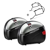  Juego de maletas laterales Set Honda NC 750 X 2016 Givi Monokey E41N negro 41 litro