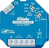 Dimmer Eltako Universal-Dimmschalter 230V, Power MOSFET, ESL LED bis 400W, 1 Stück, EUD61NPN-230V