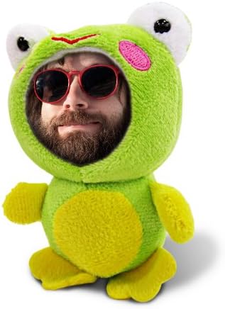 Photo Puppet With Your Face in 3D – Personalised With A Photo Of Your Choice – Original 3D Buddies – Sir Croak-a-Lot