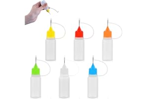 ZKGYUS Flacon Pipette 6 Pièces en Plastique, Bouteille Souple Precise 10ml